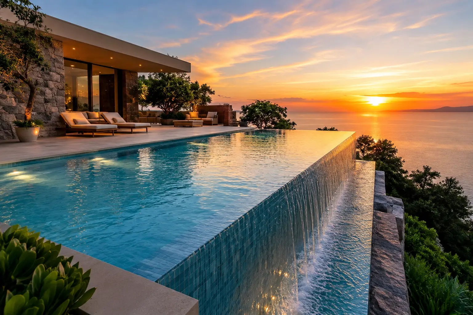 Overflow Swimming Pools